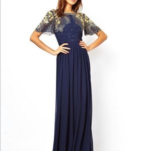 Sequin Embellished Evening Gown